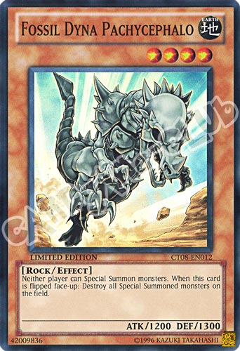 CT08-EN012 Fossil Dyna Pachycephalo super rara Edizione Limitata (EN) -NEAR MINT-