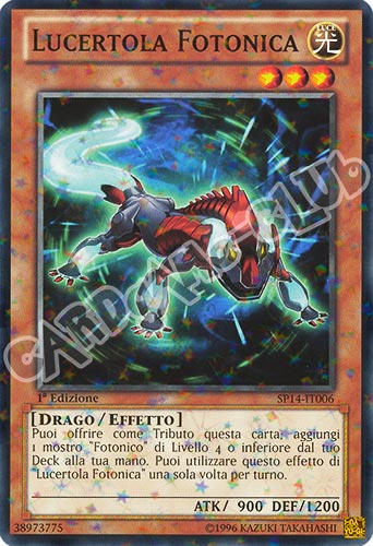 SP14-IT006 Lucertola Fotonica comune starfoil 1a edizione (IT)  -GOOD-