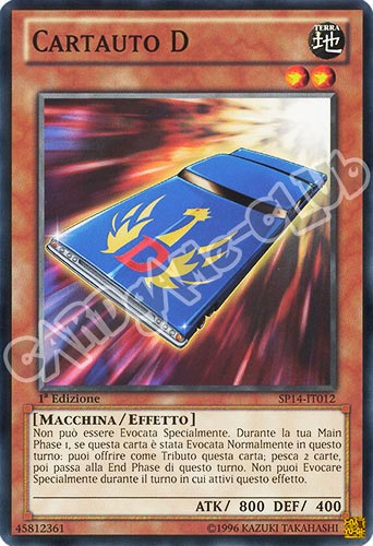 SP14-IT012 Cartauto D comune 1a edizione (IT) -GOOD-