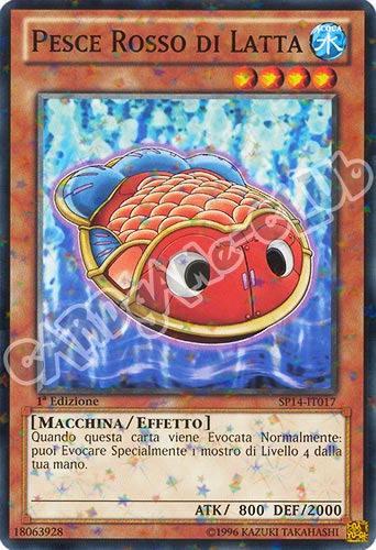SP14-IT017 Pesce Rosso di Latta comune starfoil 1a edizione (IT) -NEAR MINT-