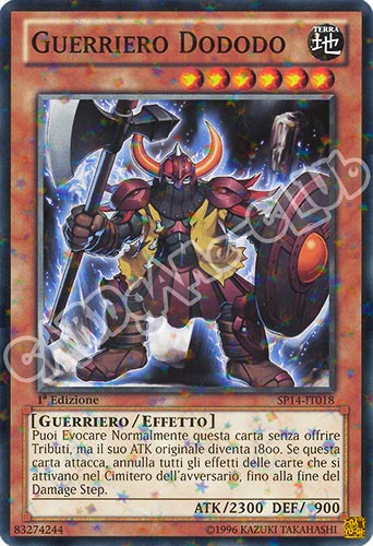 SP14-IT018 Guerriero Dododo comune starfoil 1a edizione (IT) -PLAYED-