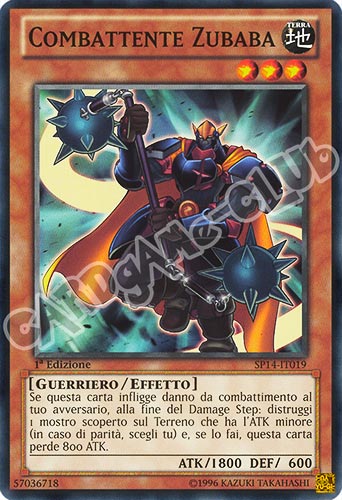 SP14-IT019 Combattente Zubaba comune 1a edizione (IT) -NEAR MINT-