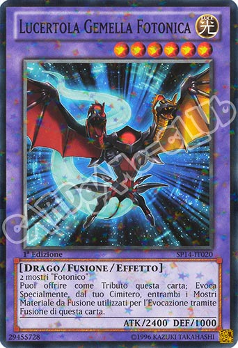 SP14-IT020 Lucertola Gemella Fotonica comune starfoil 1a edizione (IT) -PLAYED-