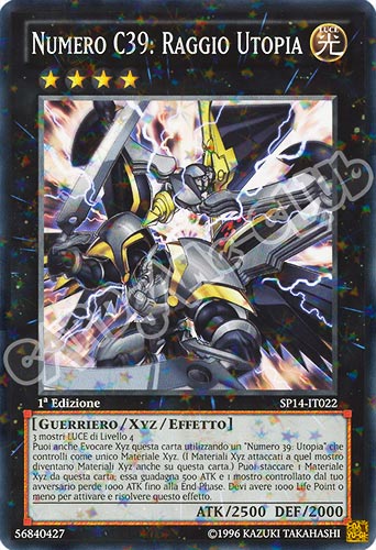 SP14-IT022 Numero C39: Raggio Utopia comune starfoil 1a edizione (IT) -NEAR MINT-