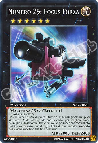 SP14-IT026 Numero 25: Focus Forza comune 1a edizione (IT) -NEAR MINT-