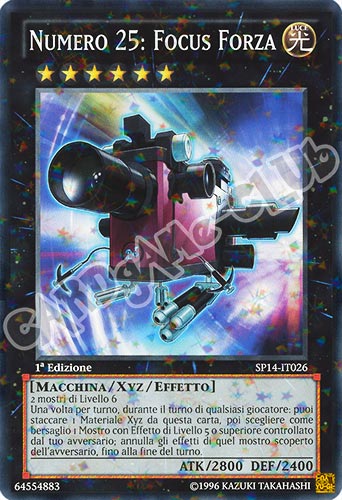 SP14-IT026 Numero 25: Focus Forza comune starfoil 1a edizione (IT) -NEAR MINT-