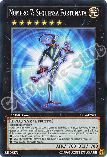 SP14-IT027 Numero 7: Sequenza Fortunata comune 1a edizione (IT) -NEAR MINT-