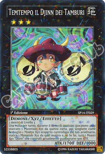 SP14-IT029 Temtempo il Djinn dei Tamburi comune starfoil 1a edizione (IT) -NEAR MINT-