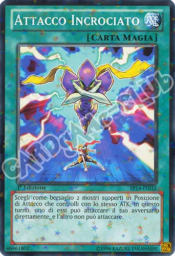 SP14-IT032 Attacco Incrociato comune starfoil 1a edizione (IT) -NEAR MINT-