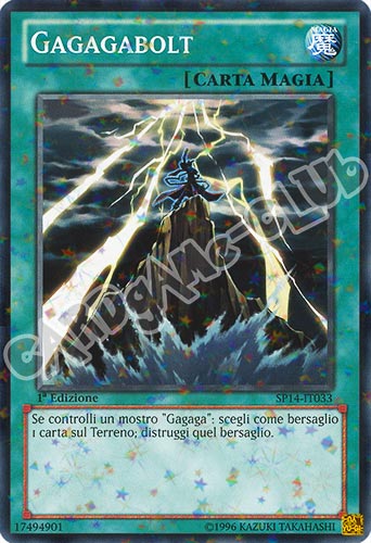 SP14-IT033 Gagagabolt comune starfoil 1a edizione (IT) -NEAR MINT-