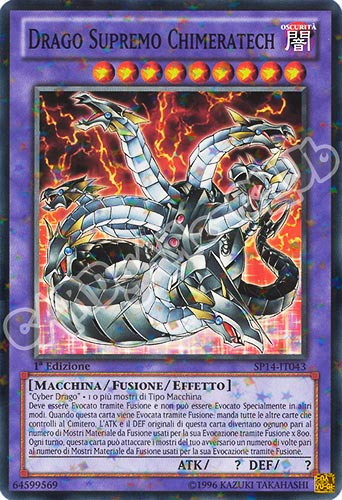 SP14-IT043 Drago Supremo Chimeratech comune starfoil 1a edizione (IT) -GOOD-