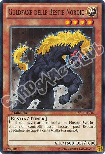 SP14-IT045 Guldfaxe delle Bestie Nordic comune 1a edizione (IT) -NEAR MINT-