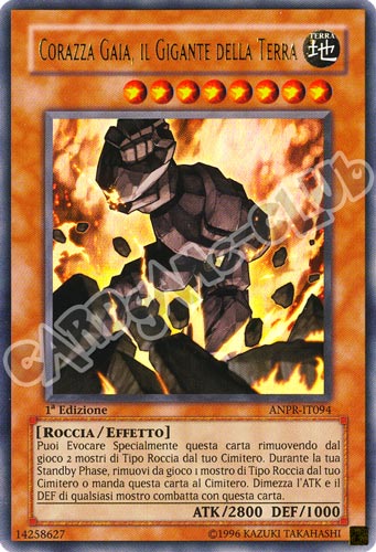 ANPR-IT094 Corazza Gaia, il Gigante della Terra ultra rara 1a Edizione (IT) -NEAR MINT-