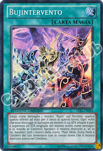 LVAL-ITDE4 Bujintervento super rara Edizione Limitata (IT) -NEAR MINT-