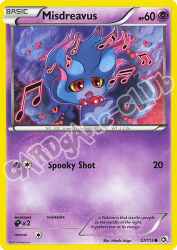 057 / 113 Misdreavus comune normale (EN) -NEAR MINT-