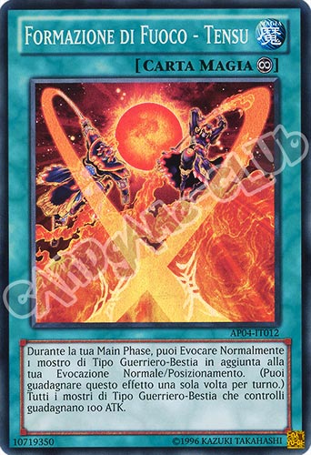 AP04-IT012 Formazione di Fuoco - Tensu super rara (IT) -NEAR MINT-