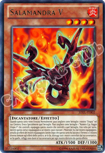 JOTL-IT002 Salamandra V rara unlimited (IT) -NEAR MINT-