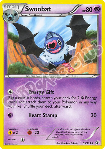 065 / 113 Swoobat non comune normale (EN) -GOOD-