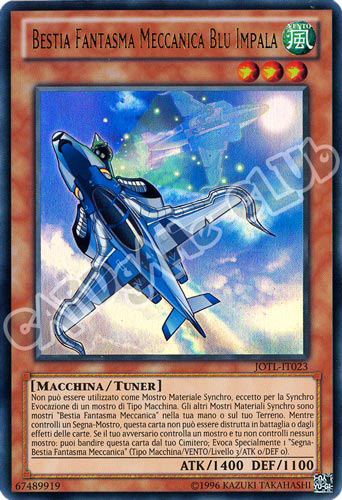 JOTL-IT023 Bestia Fantasma Meccanica Blu Impala ultra rara unlimited (IT) -NEAR MINT-