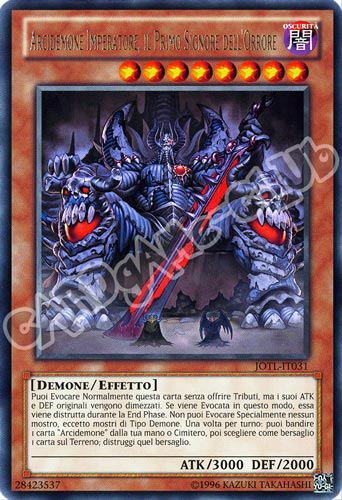 JOTL-IT031 Arcidemone Imperatore, il Primo Signore dell'Orrore rara unlimited (IT) -NEAR MINT-