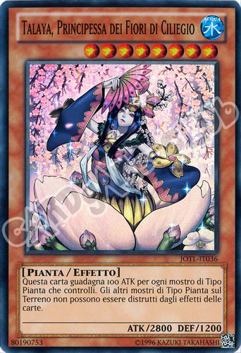 JOTL-IT036 Talaya, Principessa dei Fiori di Ciliegio super rara unlimited (IT) -NEAR MINT-