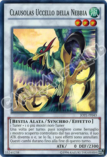 JOTL-IT043 Clausolas Uccello della Nebbia super rara unlimited (IT) -NEAR MINT-