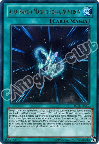 JOTL-IT059 Alza-Rango-Magico Forza Numeron ultra rara unlimited (IT) -NEAR MINT-