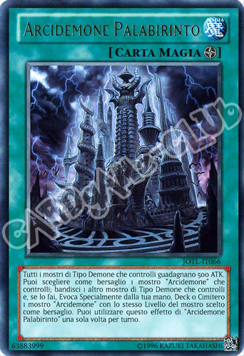 JOTL-IT066 Arcidemone Palabirinto rara unlimited (IT) -GOOD-
