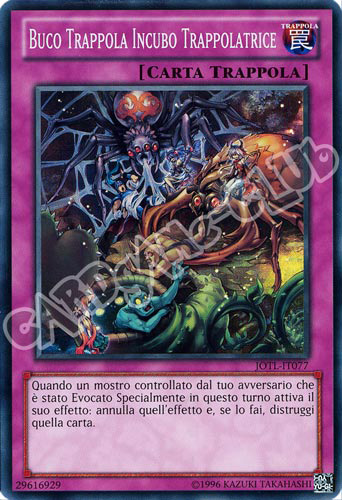 JOTL-IT077 Buco Trappola Incubo Trappolatrice super rara unlimited (IT) -NEAR MINT-