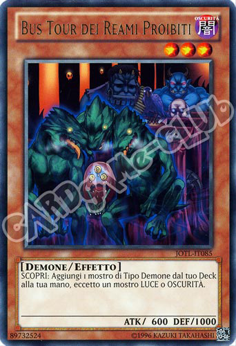 JOTL-IT085 Bus Tour dei Reami Proibiti rara unlimited (IT) -NEAR MINT-