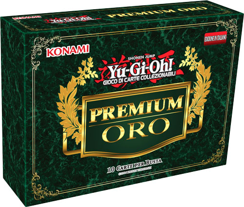 Premium Oro unlimited pacchetto con busta 10 carte