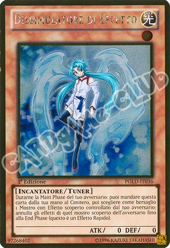 PGLD-IT036 Dissimulatore di Effetto rara oro 1a edizione (IT)  -GOOD-