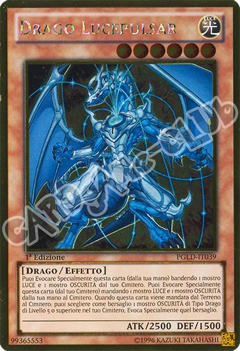 PGLD-IT039 Drago Lucepulsar rara oro 1a edizione (IT) -GOOD-