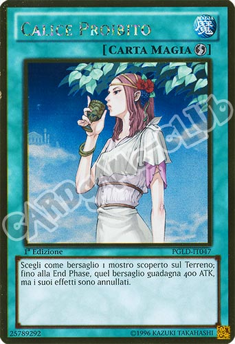 PGLD-IT047 Calice Proibito rara oro 1a edizione (IT) -NEAR MINT-