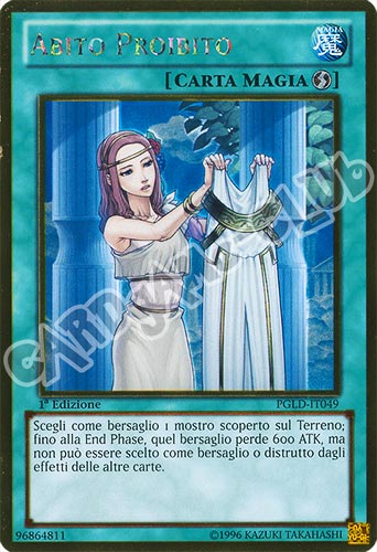 PGLD-IT049 Abito Proibito rara oro 1a edizione (IT) -NEAR MINT-