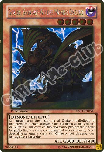 PGLD-IT054 Goldd, Signore-Wu del Mondo Oscuro rara oro 1a edizione (IT) -NEAR MINT-