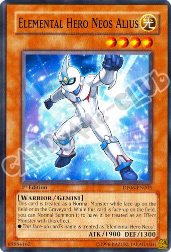 DP06-EN005 Elemental Hero Neos Alius comune 1a Edizione (EN) -NEAR MINT-