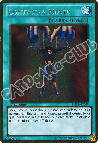 PGLD-IT067 Controlla Mente rara oro 1a edizione (IT) -NEAR MINT-