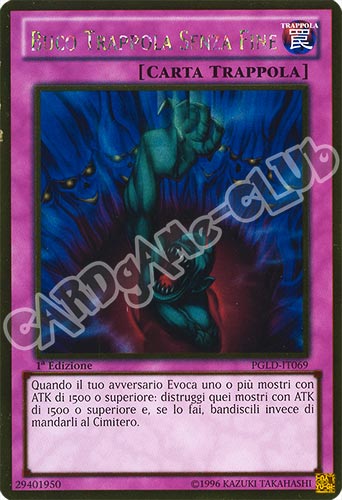PGLD-IT069 Buco Trappola Senza Fine rara oro 1a edizione (IT) -NEAR MINT-