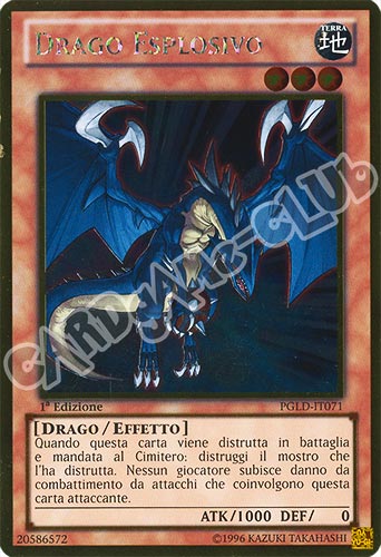 PGLD-IT071 Drago Esplosivo rara oro 1a edizione (IT) -NEAR MINT-