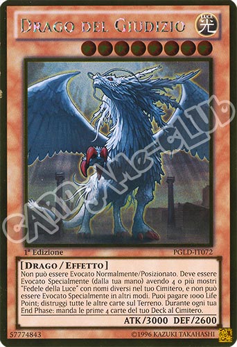 PGLD-IT072 Drago del Giudizio rara oro 1a edizione (IT) -NEAR MINT-