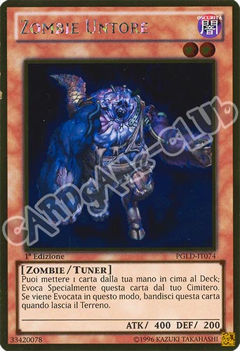 PGLD-IT074 Zombie Untore rara oro 1a edizione (IT) -NEAR MINT-