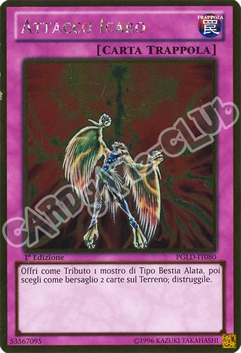 PGLD-IT080 Attacco Icaro rara oro 1a edizione (IT) -NEAR MINT-
