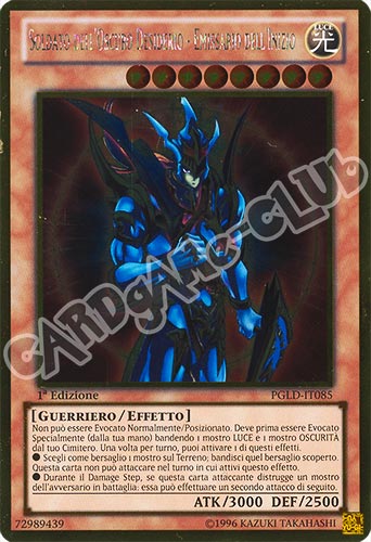 PGLD-IT085 Soldato dell'Oscuro Desiderio - Emissario dell'Inizio rara oro 1a edizione (IT) -NEAR MINT-