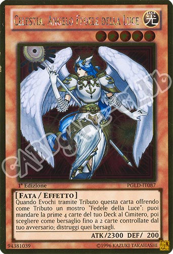 PGLD-IT087 Celestia, Angelo Fedele della Luce rara oro 1a edizione (IT) -NEAR MINT-