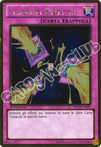 PGLD-IT090 Stordisci Trappole rara oro 1a edizione (IT) -NEAR MINT-