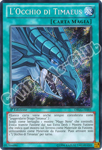 DRLG-IT005 L'Occhio di Timaeus rara segreta 1a edizione (IT) -PLAYED-