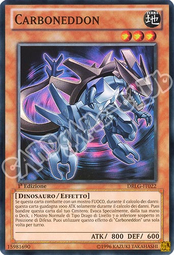 DRLG-IT022 Carboneddon super rara 1a edizione (IT) -NEAR MINT-