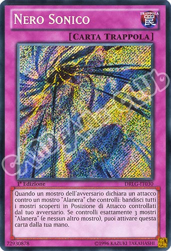 DRLG-IT030 Nero Sonico rara segreta 1a edizione (IT) -GOOD-