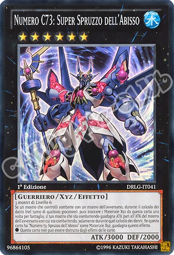 DRLG-IT041 Numero C73: Super Spruzzo dell'Abisso super rara 1a edizione (IT)  -GOOD-
